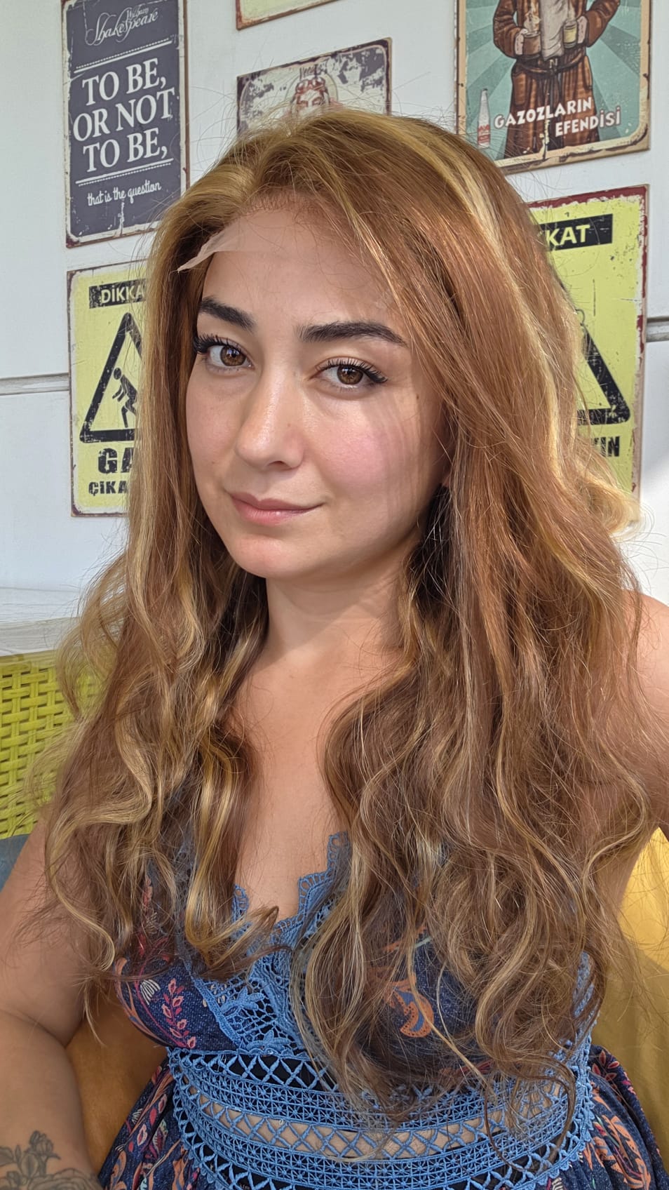 HERYÖNE AYRILAN GERÇEK SA. TÜL PERUK (SAN20DS)