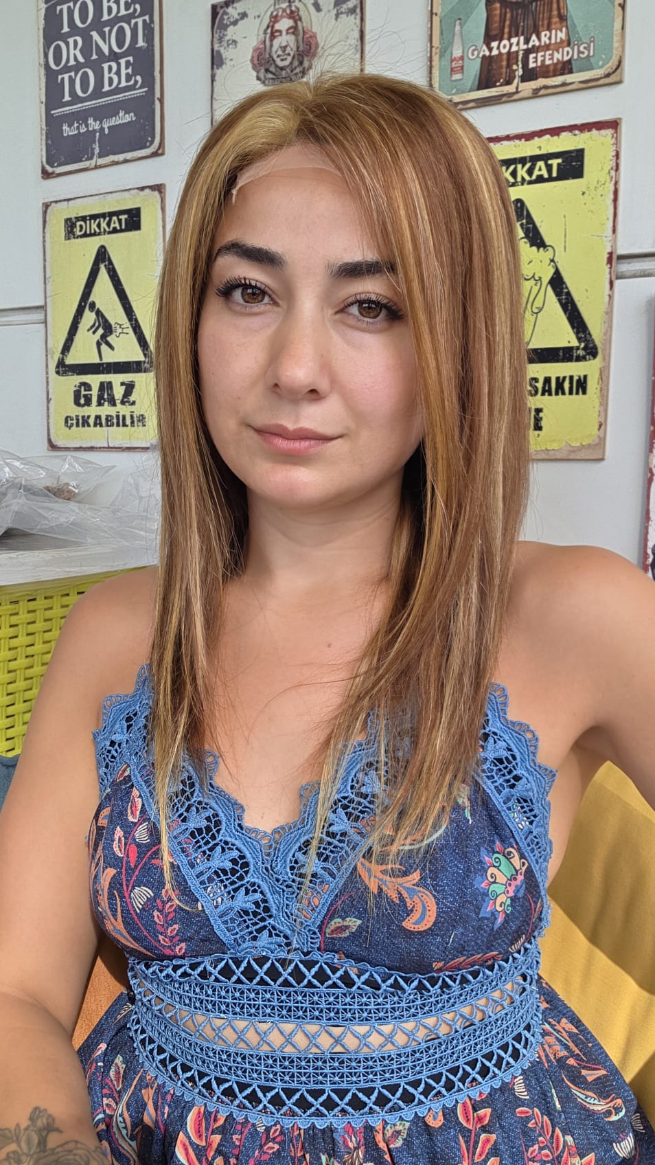 HERYÖNE AYRILAN GERÇEK SAÇ TÜL PERUK (SAN16DS)