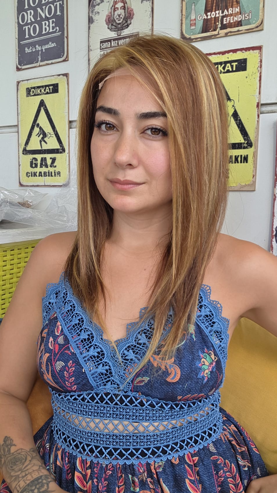 HERYÖNE AYRILAN GERÇEK SAÇ TÜL PERUK (SAN16DS)
