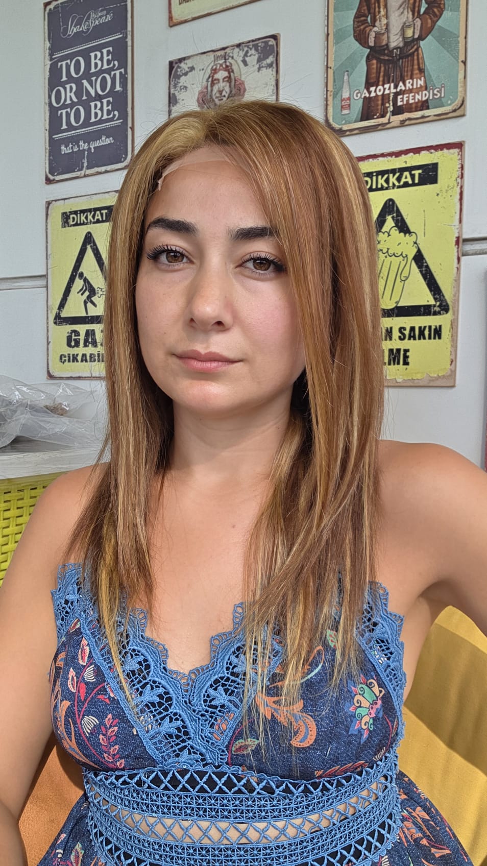 HERYÖNE AYRILAN GERÇEK SAÇ TÜL PERUK (SAN16DS)