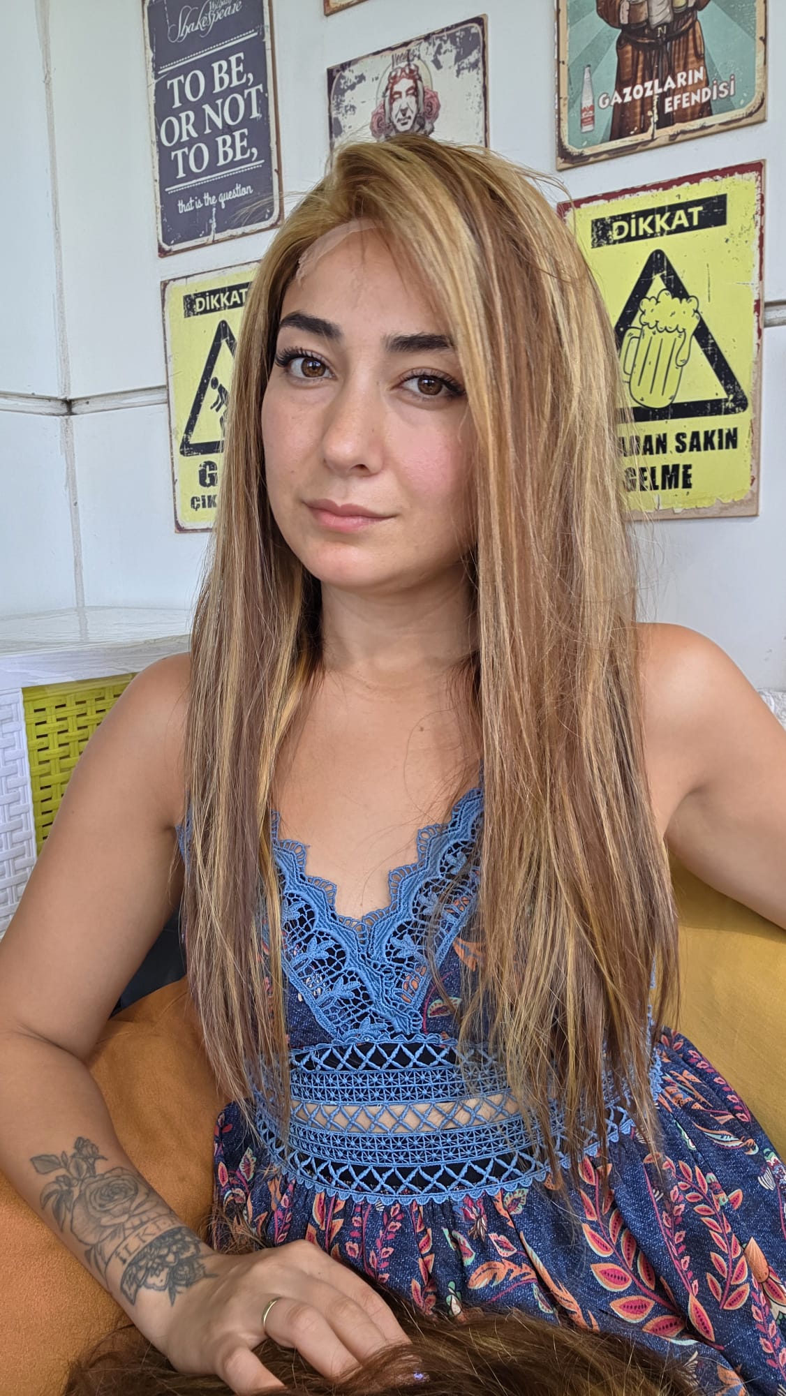 HERYÖNE AYRILAN GERÇEK SAÇ TÜL PERUK (SAN22DS)