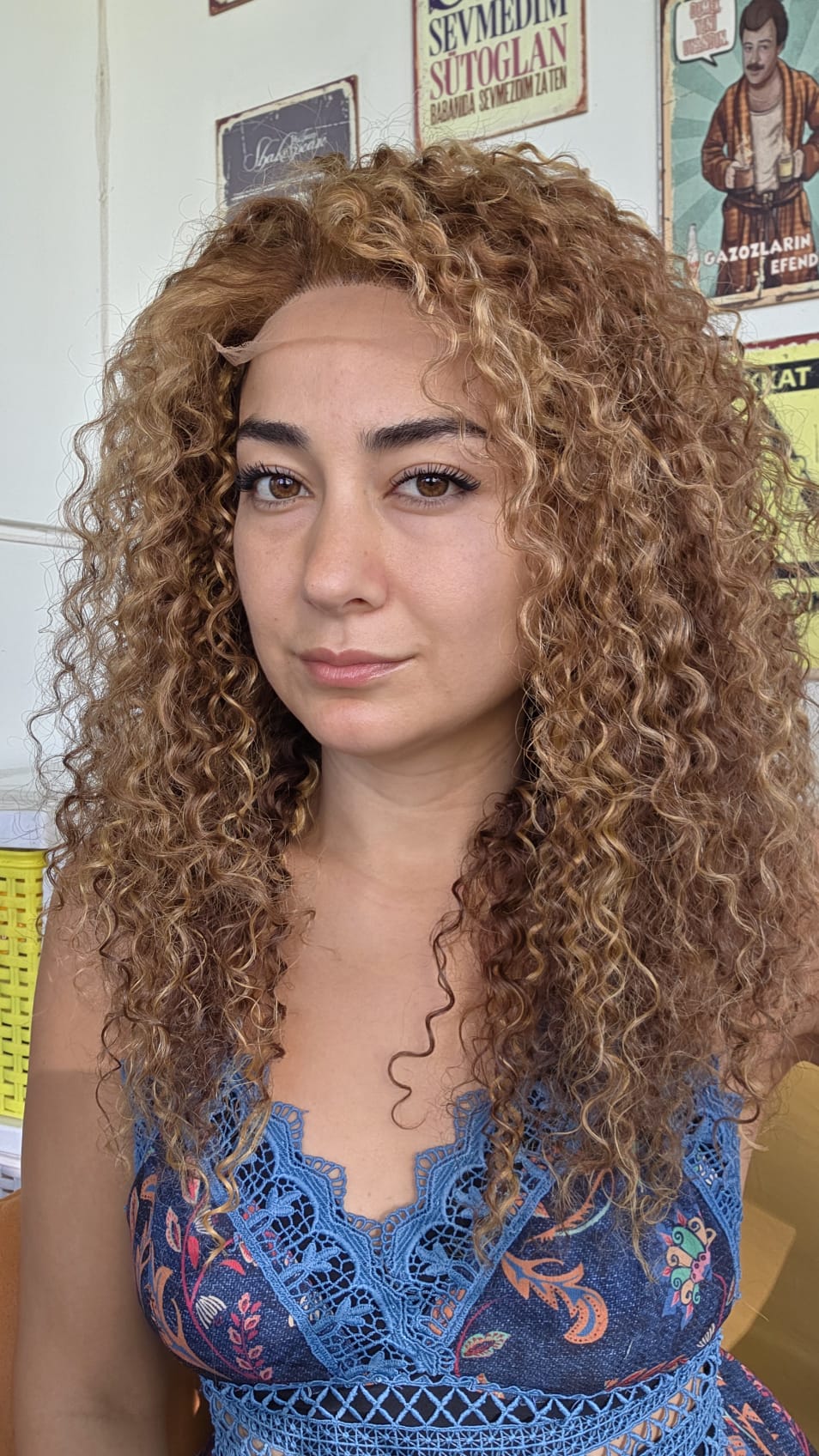 KIVIRCIK HERYÖNE AYRILAN TÜL PERUK (SAN22K.S)