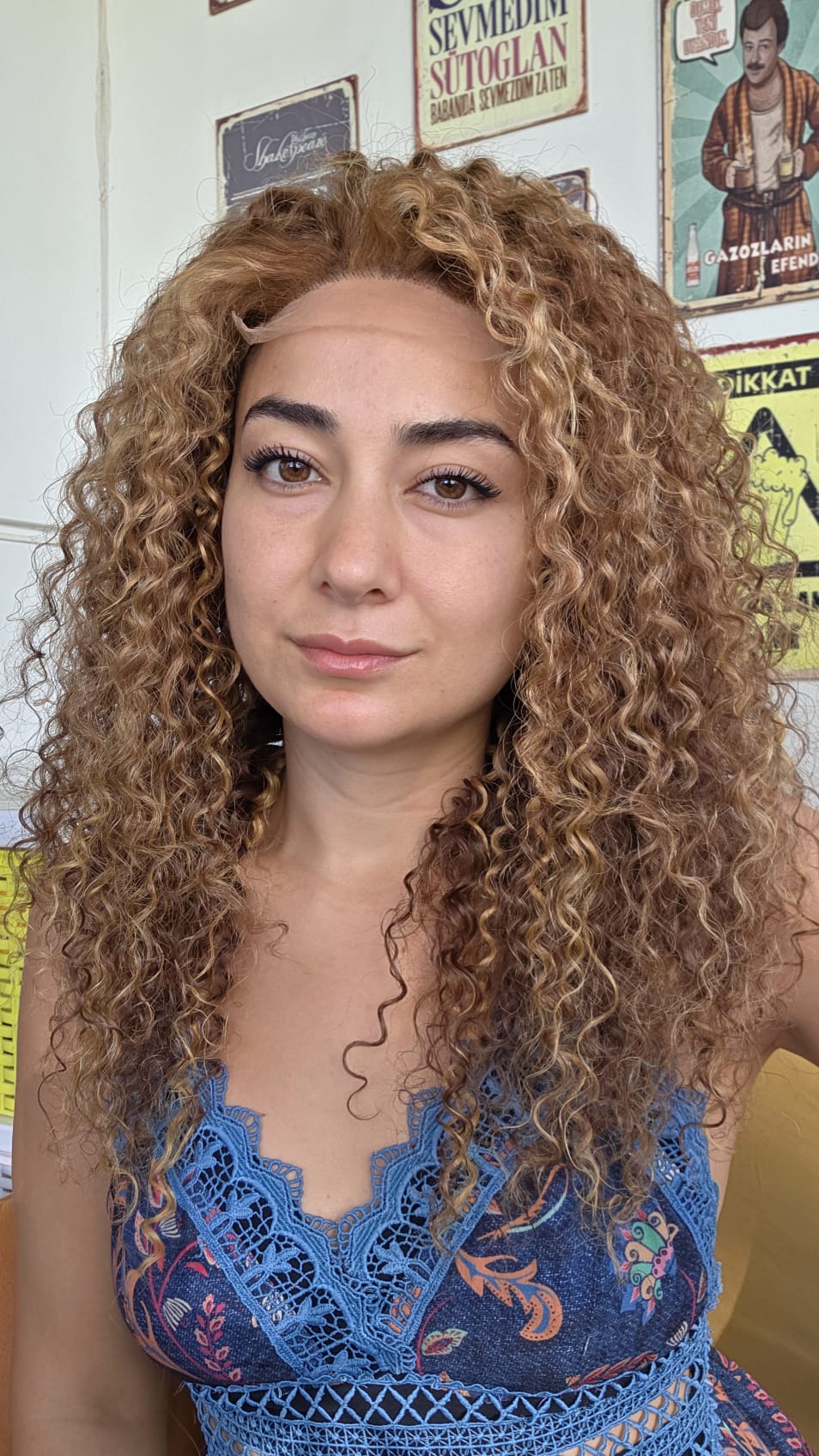 KIVIRCIK HERYÖNE AYRILAN TÜL PERUK (SAN22K.S)