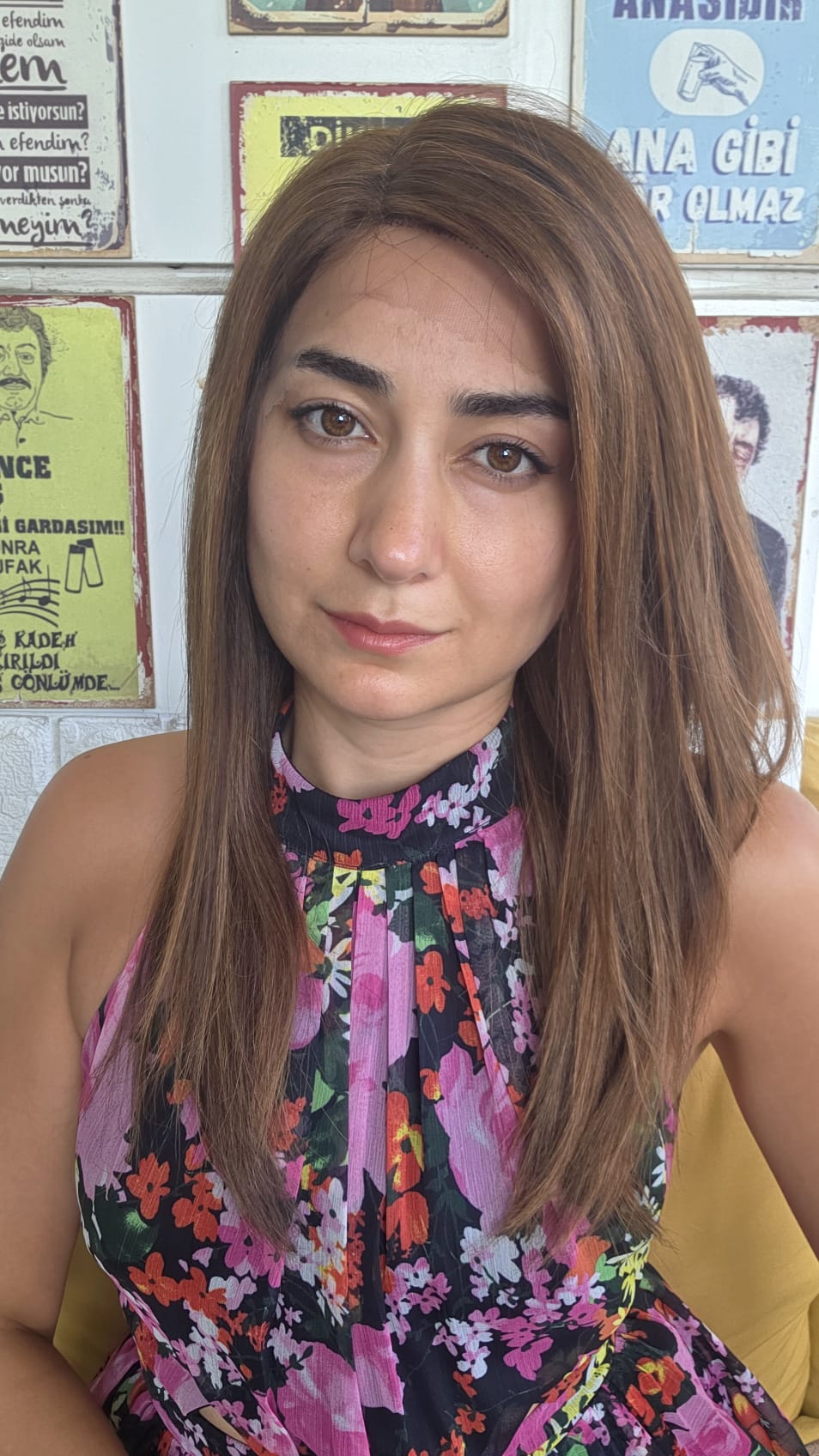 PERUKÇU ALEV GERÇEK SAÇ PERUK TÜL PERUK EKN27