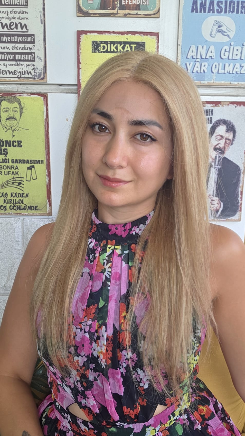 PERUKÇU ALEV GERÇEK SAÇ PERUK YELW22