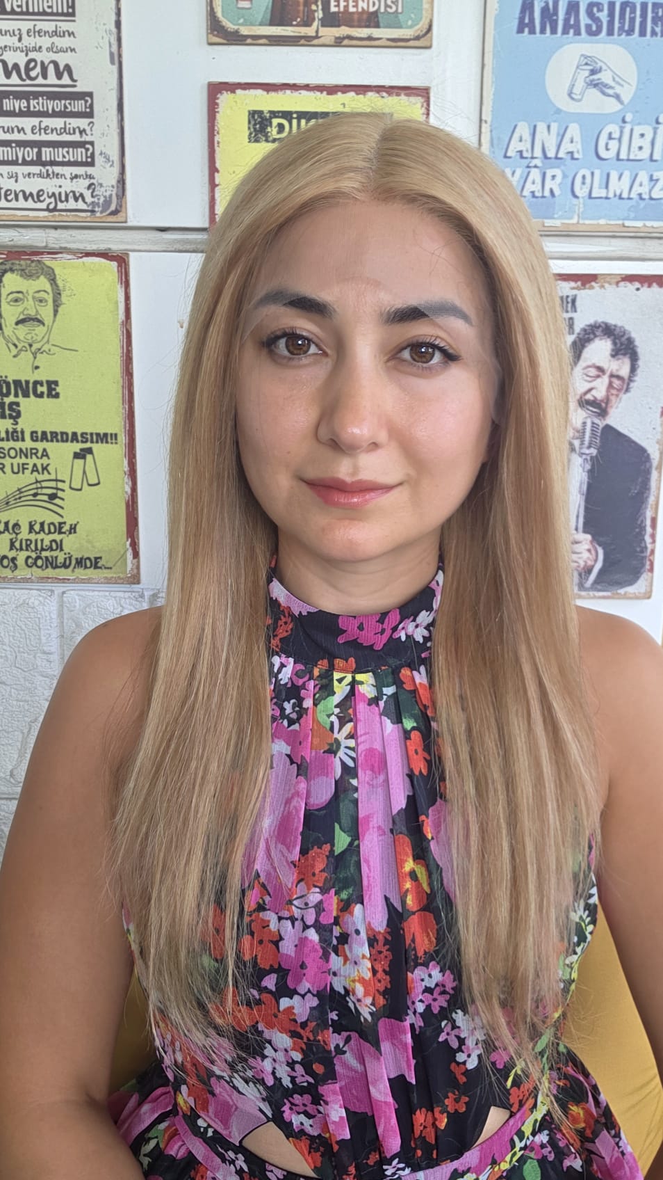 PERUKÇU ALEV GERÇEK SAÇ PERUK YELW22
