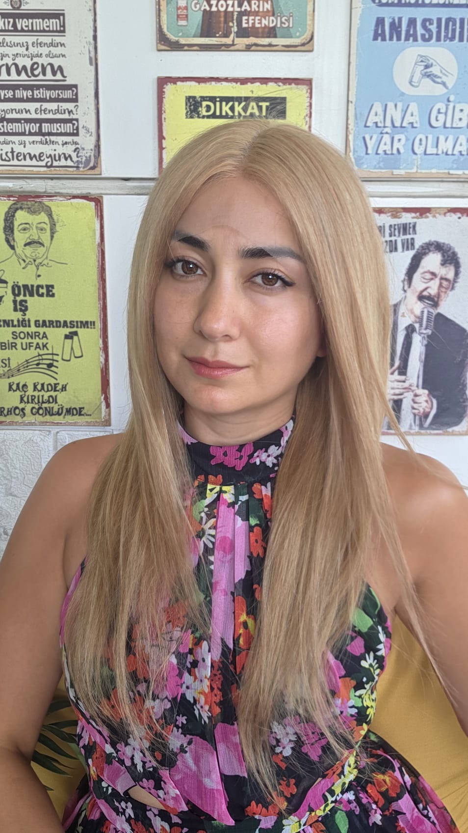 PERUKÇU ALEV GERÇEK SAÇ PERUK YELW22