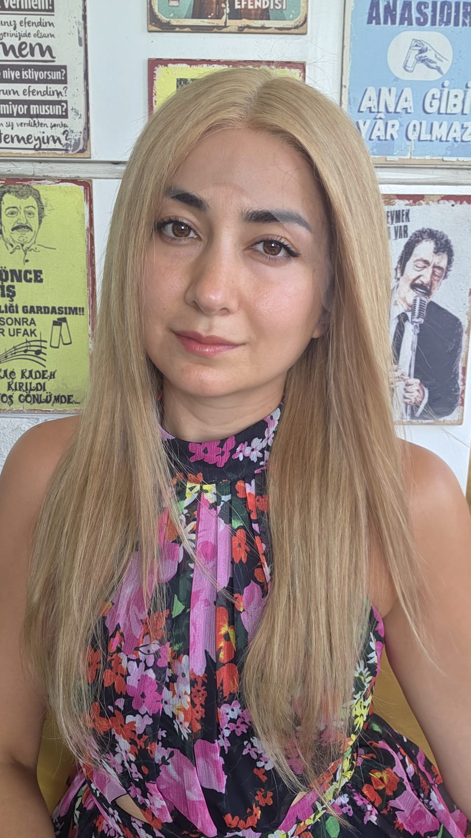 PERUKÇU ALEV GERÇEK SAÇ PERUK YELW22