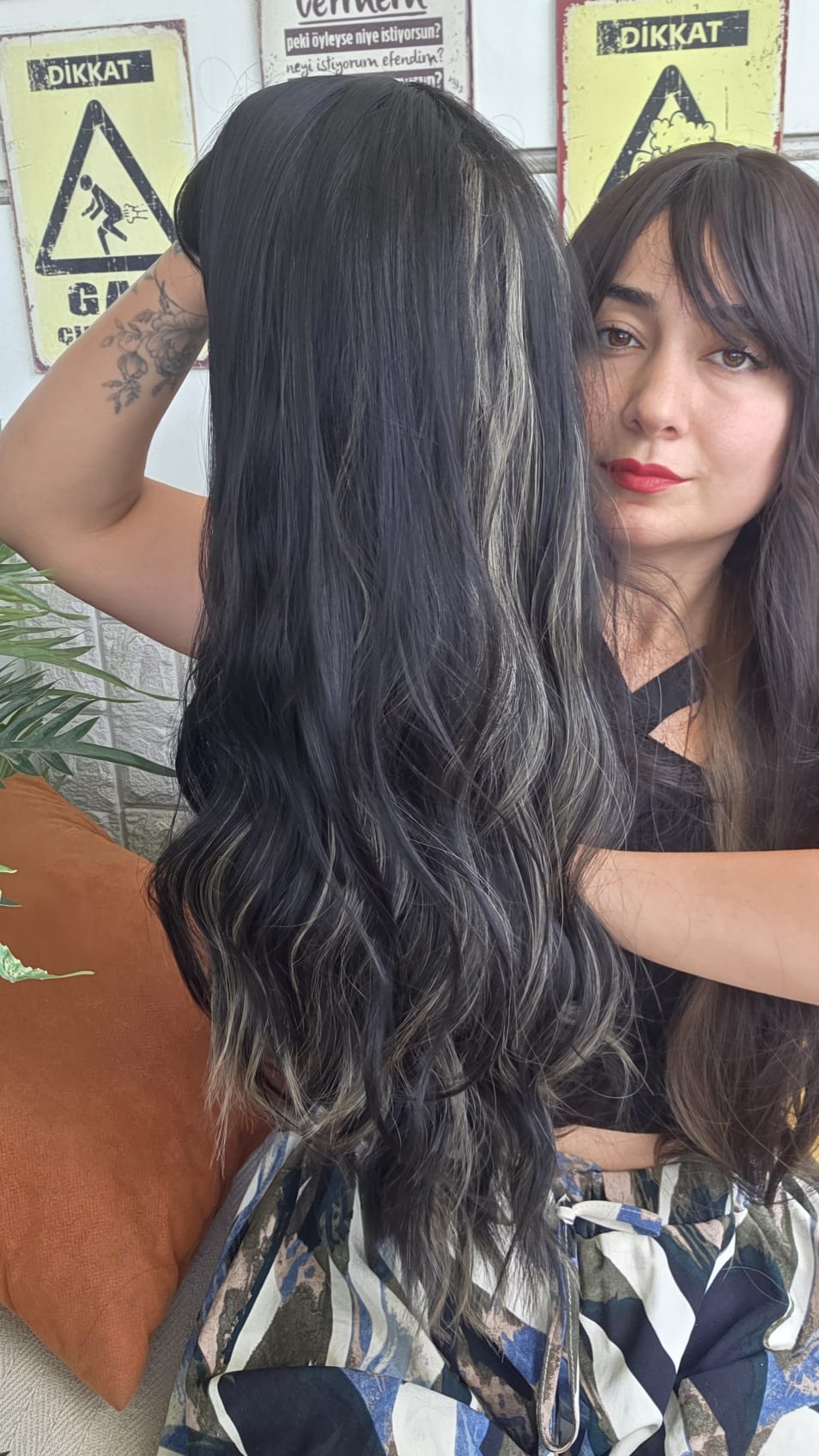 PERUKÇU ALEV SENTETİK PERUK 8485