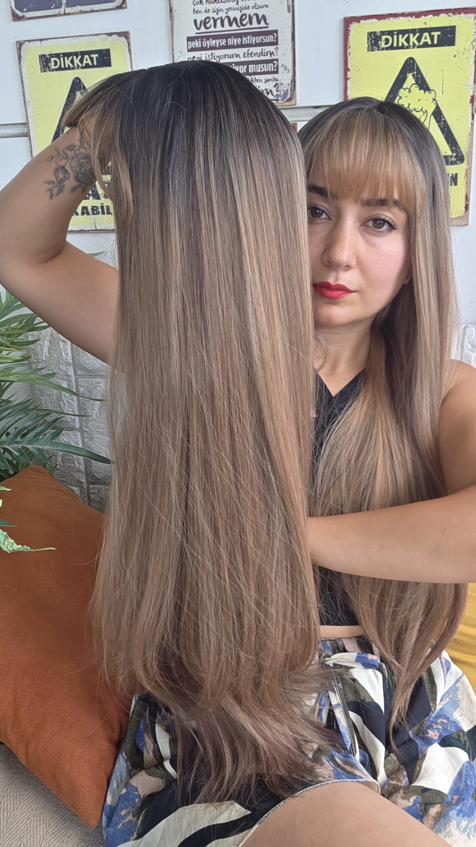 PERUKÇU ALEV SENTETİK PERUK 8485A