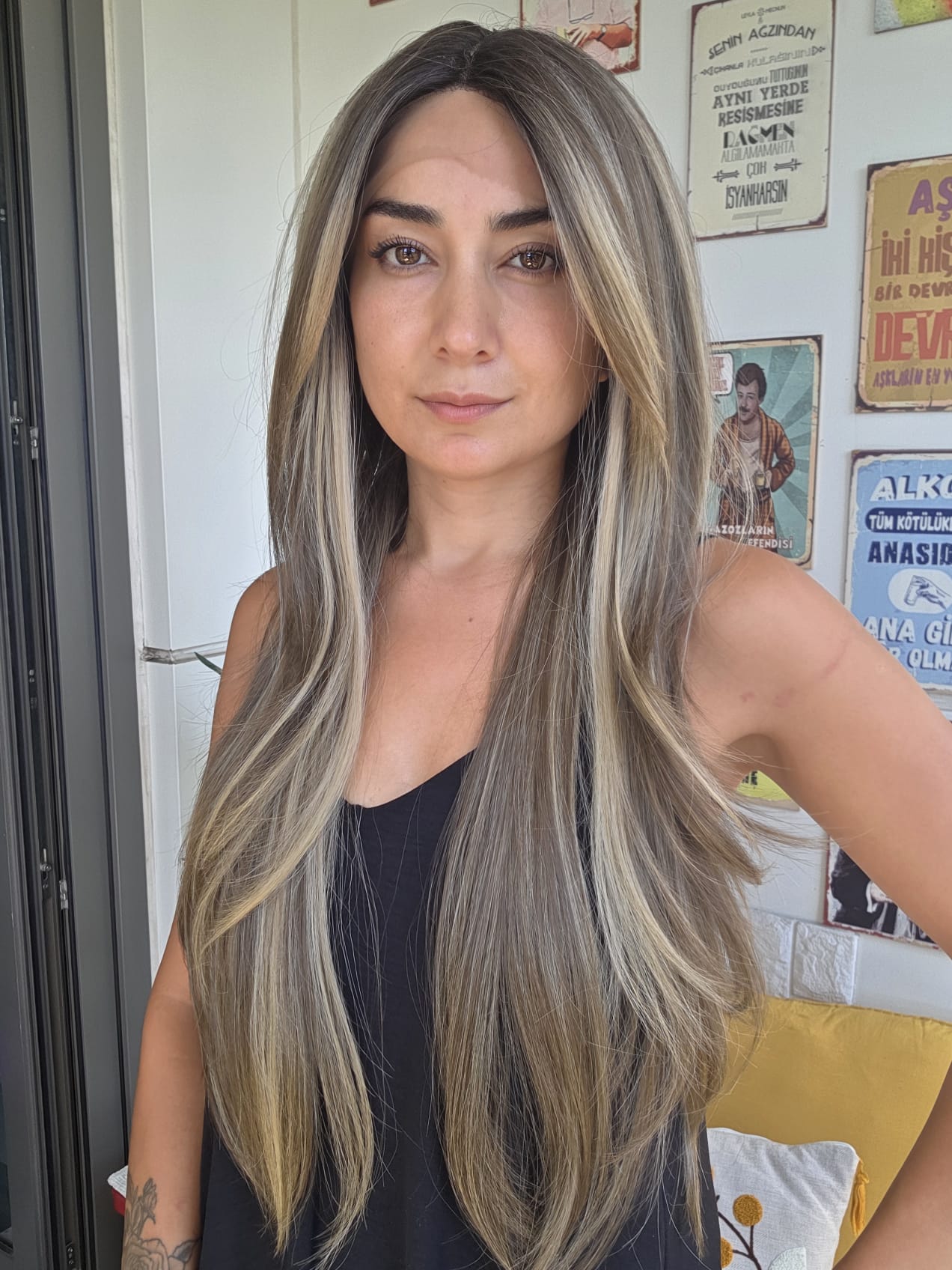 PERUKÇU ALEV SENTETİK TÜL PERUK 19NO