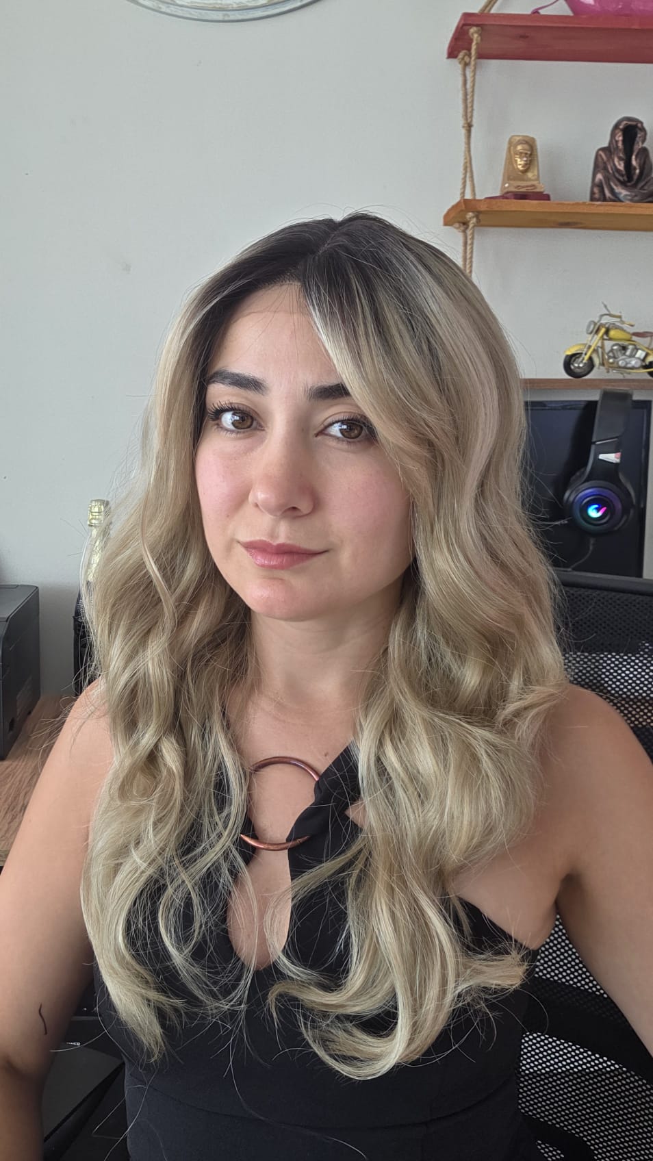 PERUKÇU ALEV SENTETİK TÜL PERUK CHLOE613