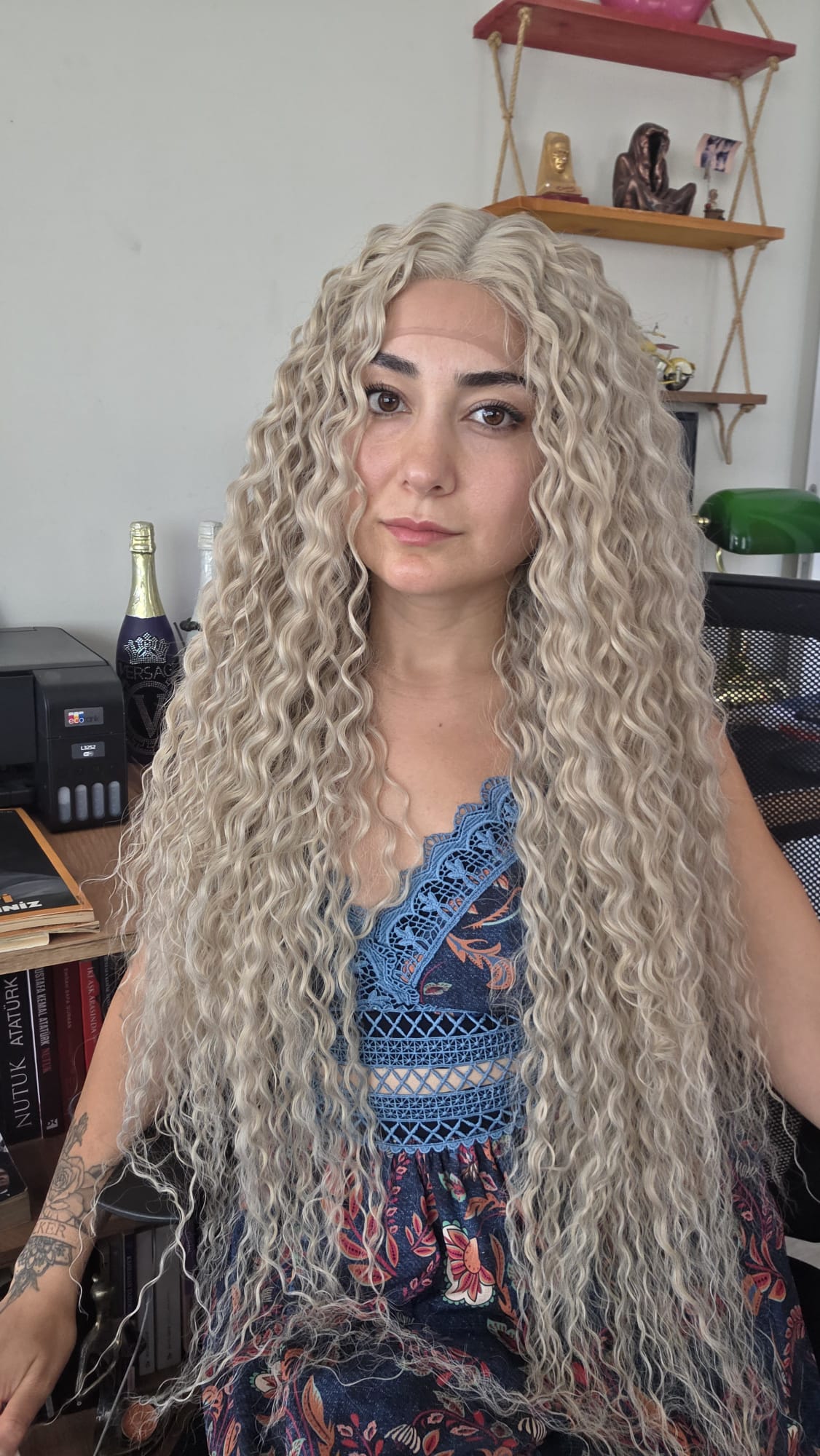 PERUKÇU ALEV SENTETİK TÜL PERUK DALİLA31