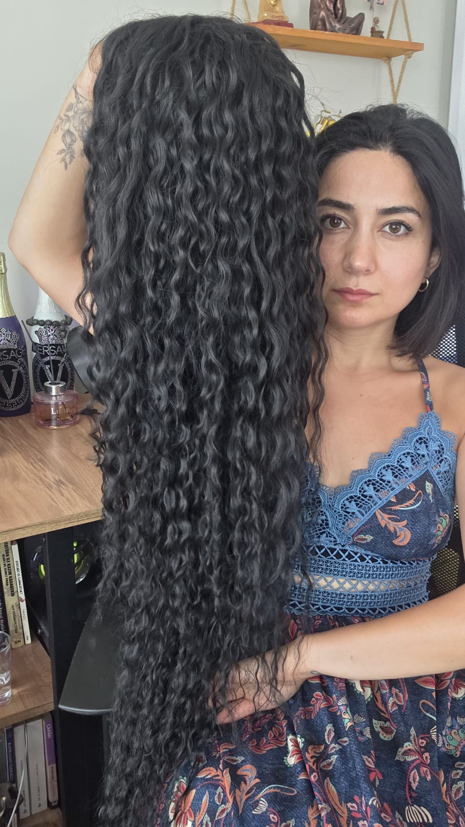 PERUKÇU ALEV SENTETİK TÜL PERUK DALİLA34