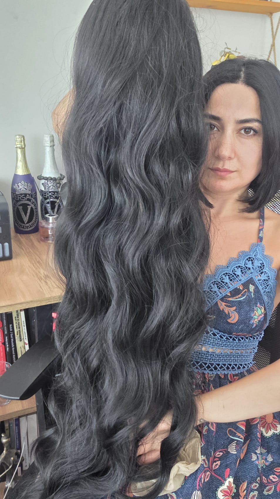 PERUKÇU ALEV SENTETİK TÜL PERUK GABBİ1B