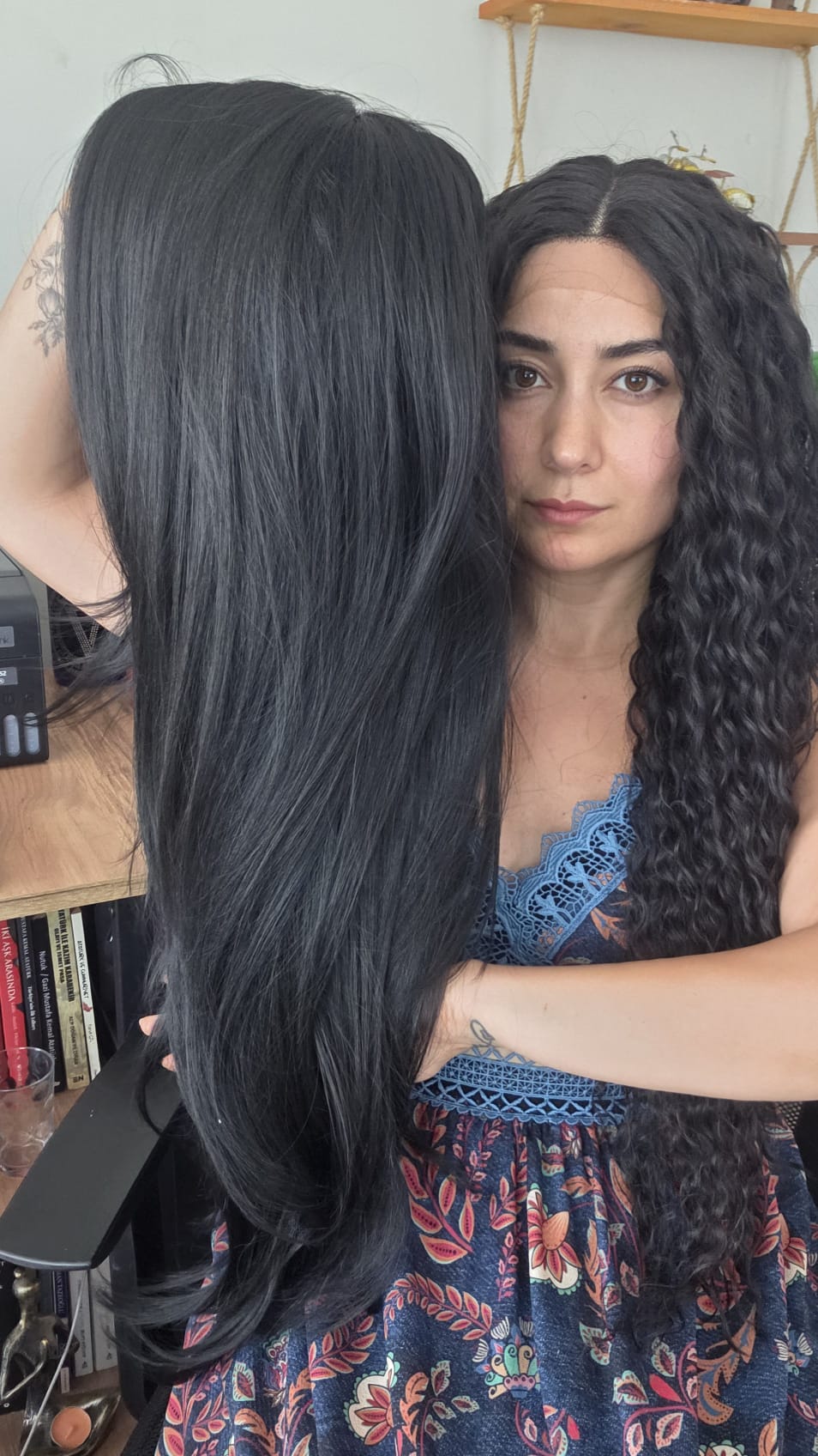 PERUKÇU ALEV SENTETİK TÜL PERUK GABBİ613