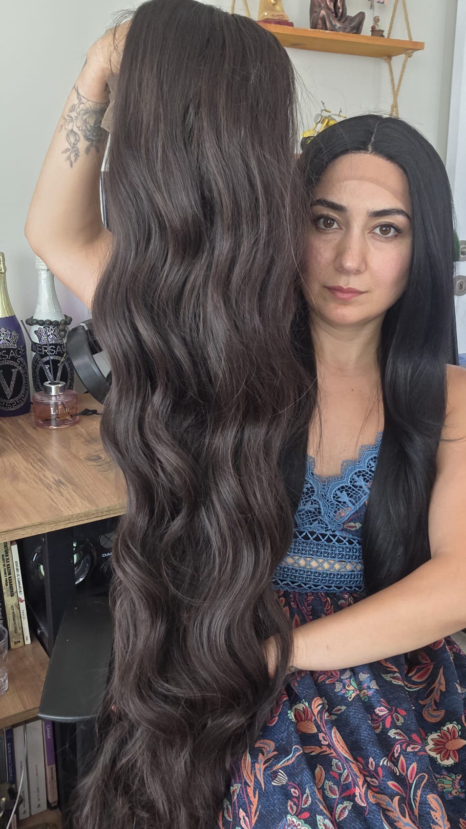 PERUKÇU ALEV SENTETİK TÜL PERUK GABBİ813