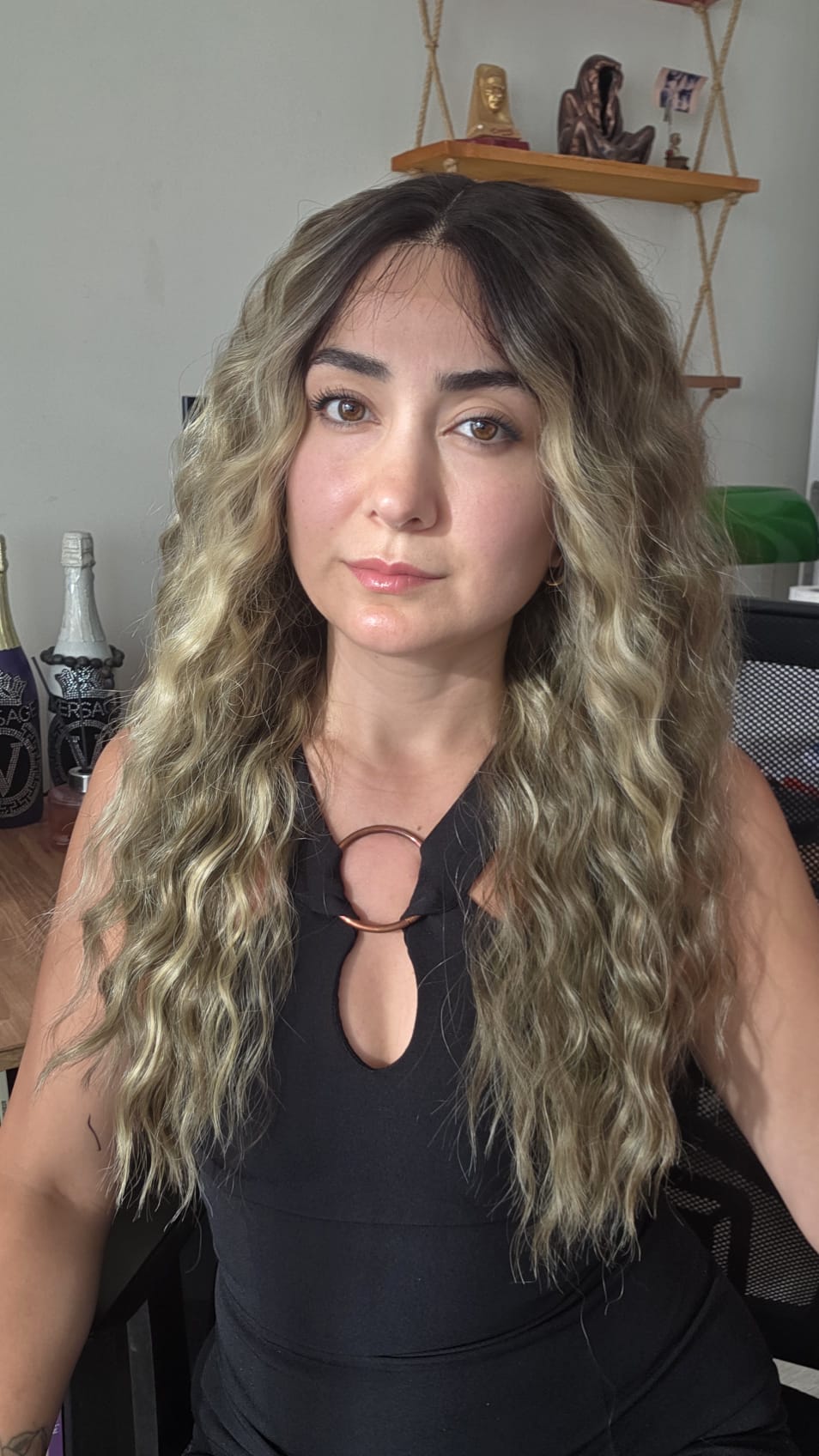 PERUKÇU ALEV SENTETİK TÜL PERUK LILY912