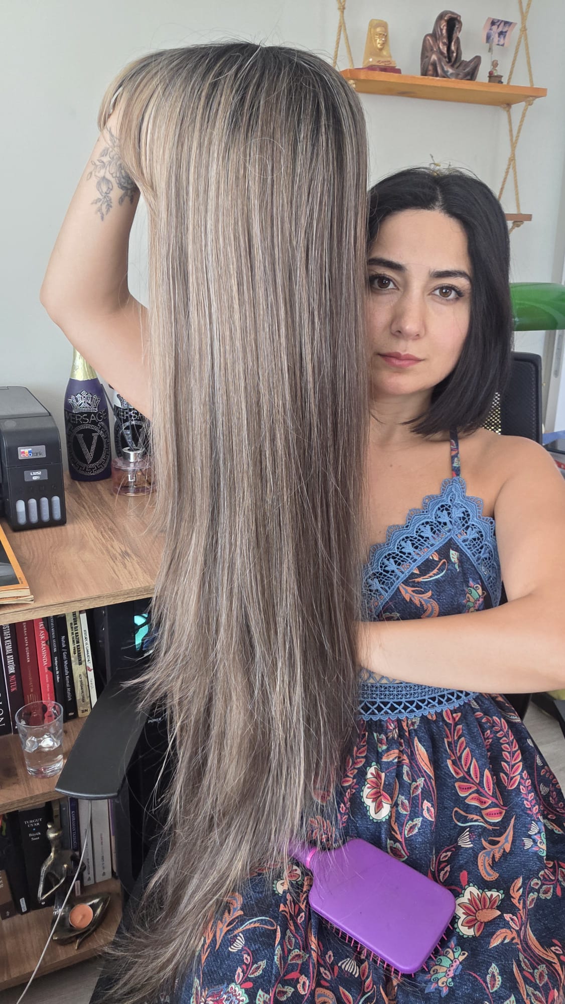 PERUKÇU ALEV SENTETİK TÜL PERUK PAIGE826
