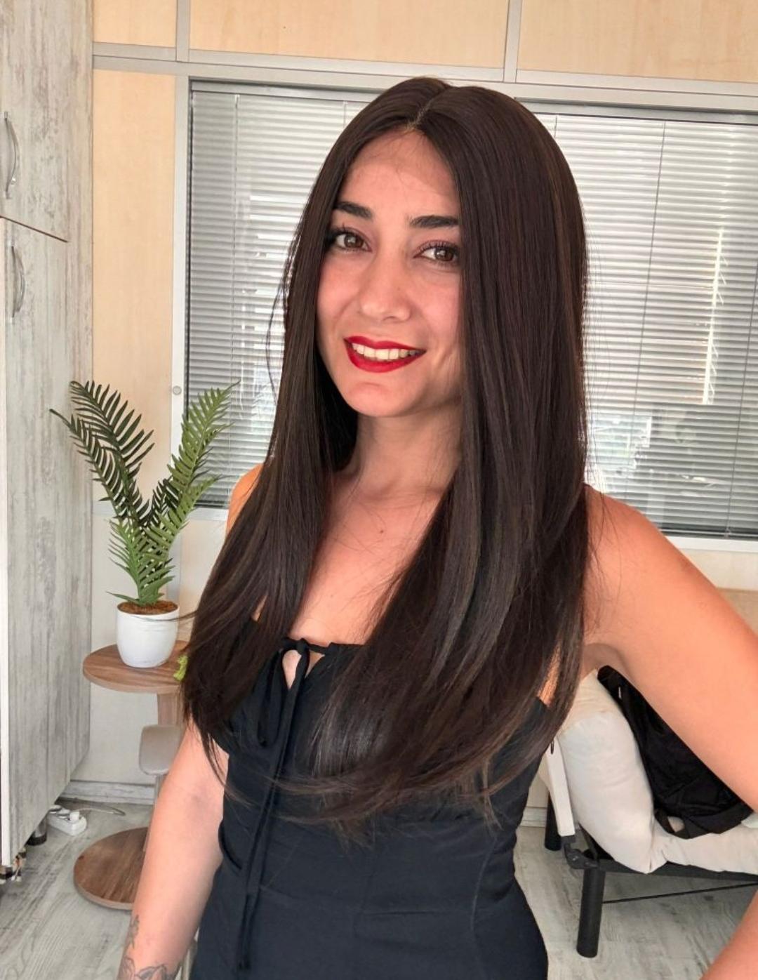 PERUKÇU ALEV SENTETİK TÜL PERUK PENELOPE33