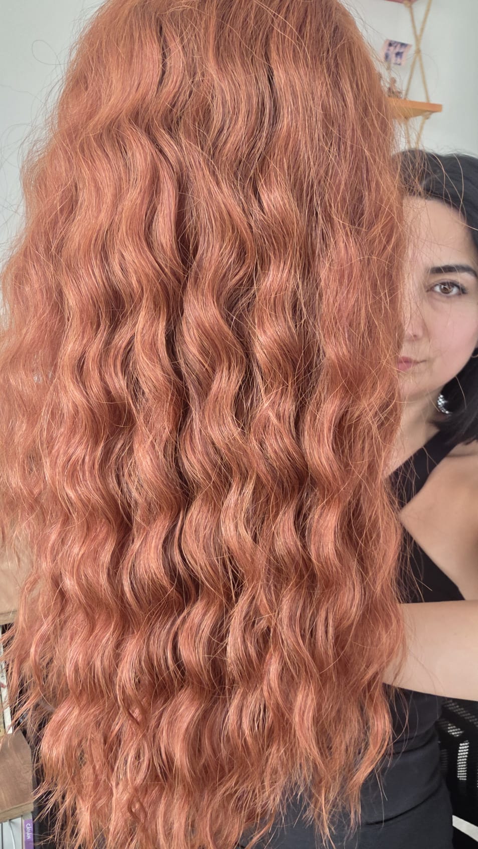 PERUKÇU ALEV SENTETİK TÜL PERUK RED130