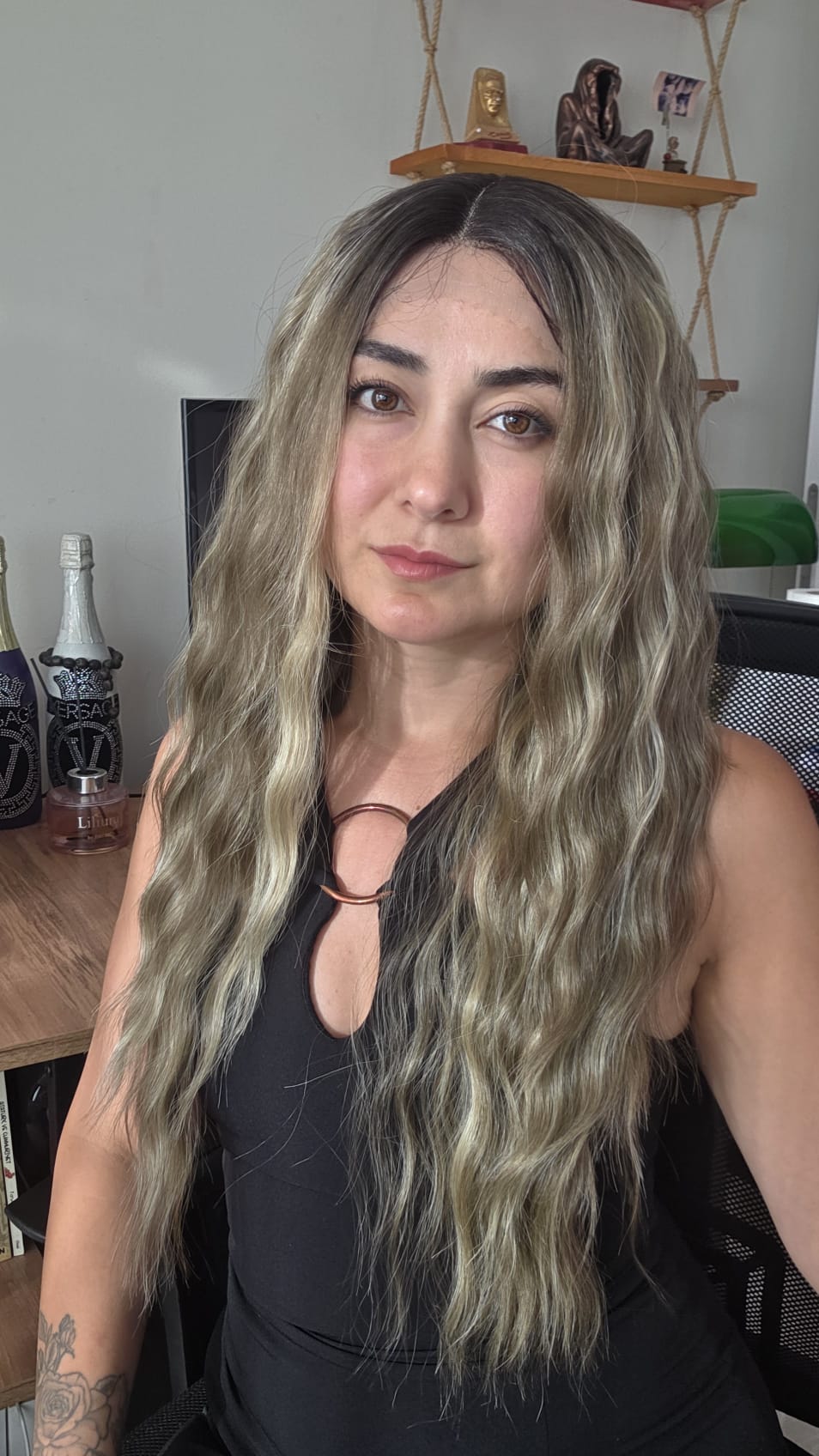 PERUKÇU ALEV SENTETİK TÜL PERUK SARA34