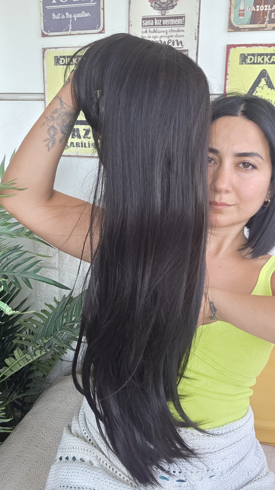 SENTETİK  PERUK PERUKÇU ALEV