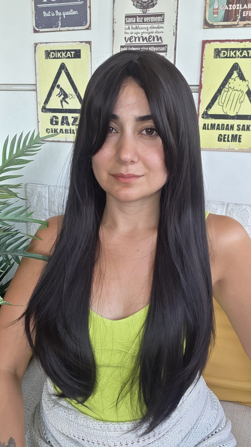 SENTETİK  PERUK PERUKÇU ALEV