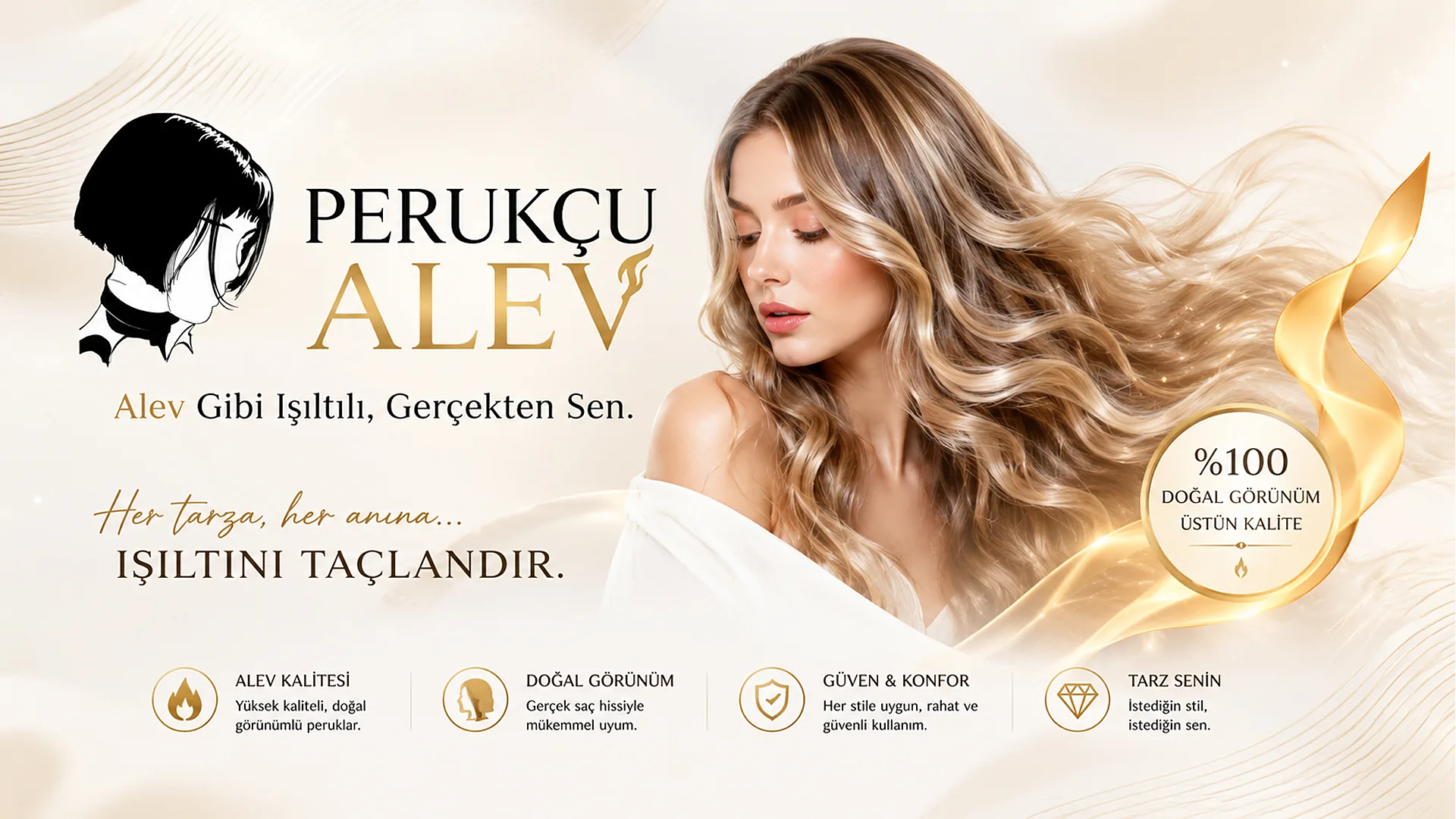 Perukçu Alev — Alev gibi ışıltılı, gerçekten sen