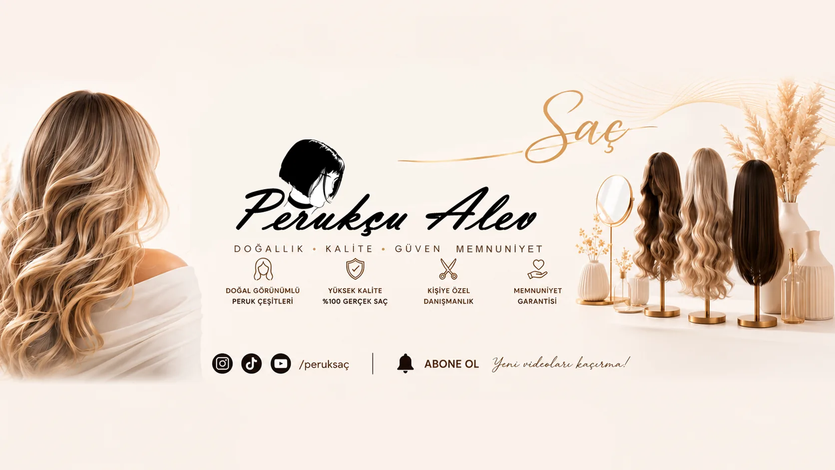 Perukçu Alev — Doğallık, kalite, güven, memnuniyet